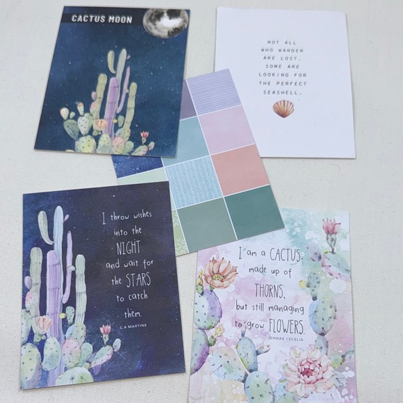 Inspirational Quote Cards Set - Multicolor and Design 3 X 4 1/4 inches 25 pcs - Picture 2 of 6